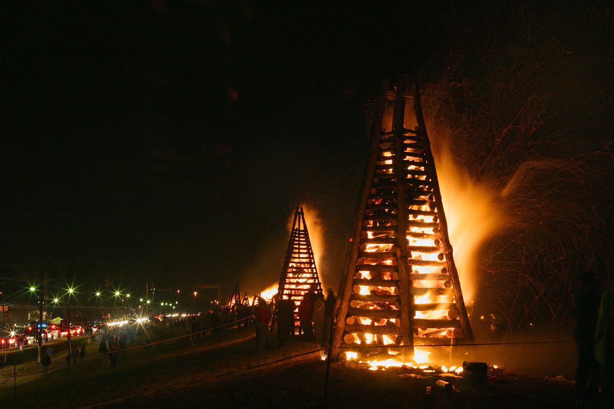 Bonfire on the Levee Bonfire on the Levee