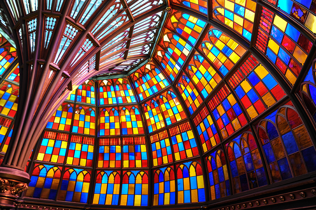Old State Capitol Stained Glass Ceiling