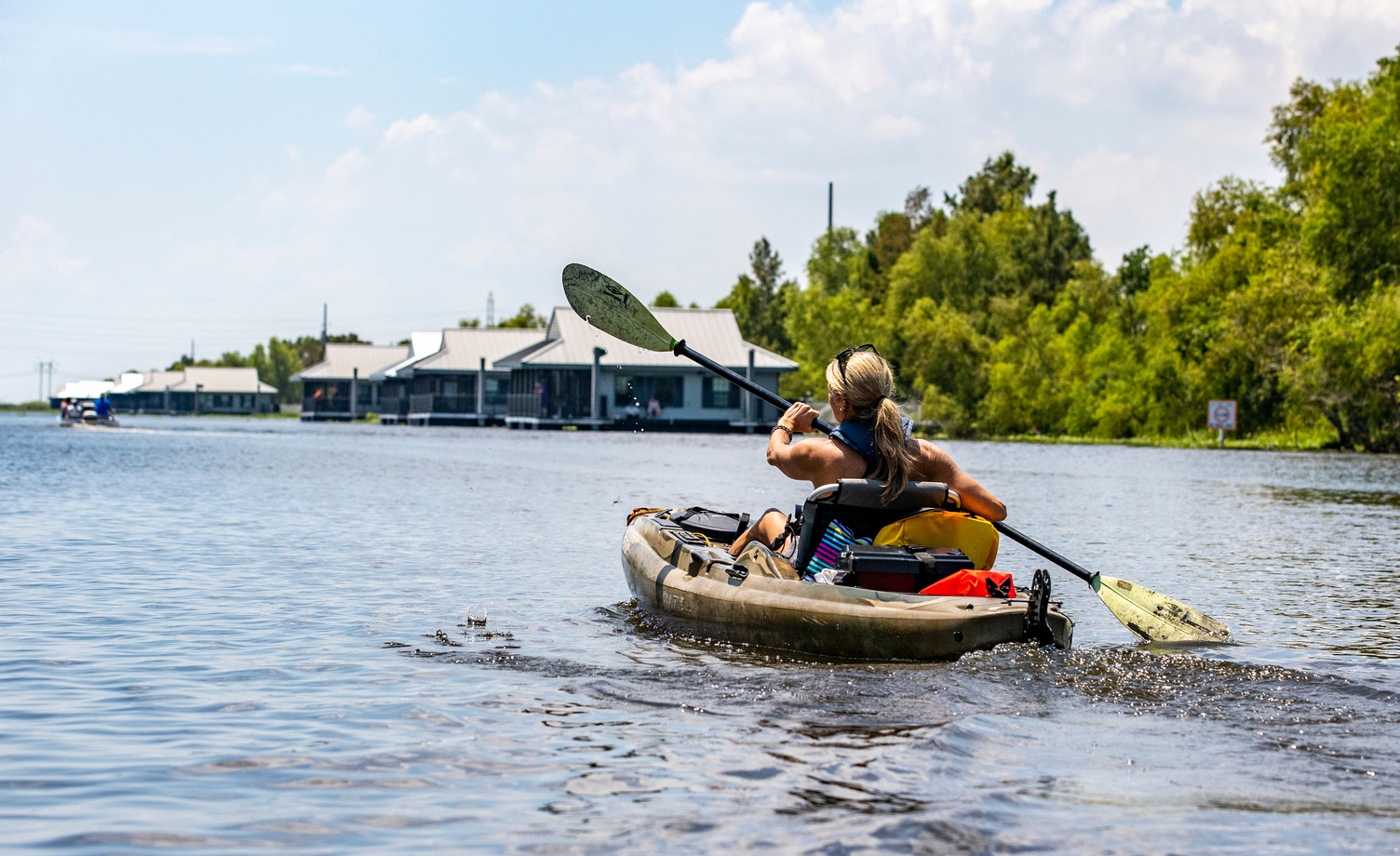 Kayaking on Bayou Segnette