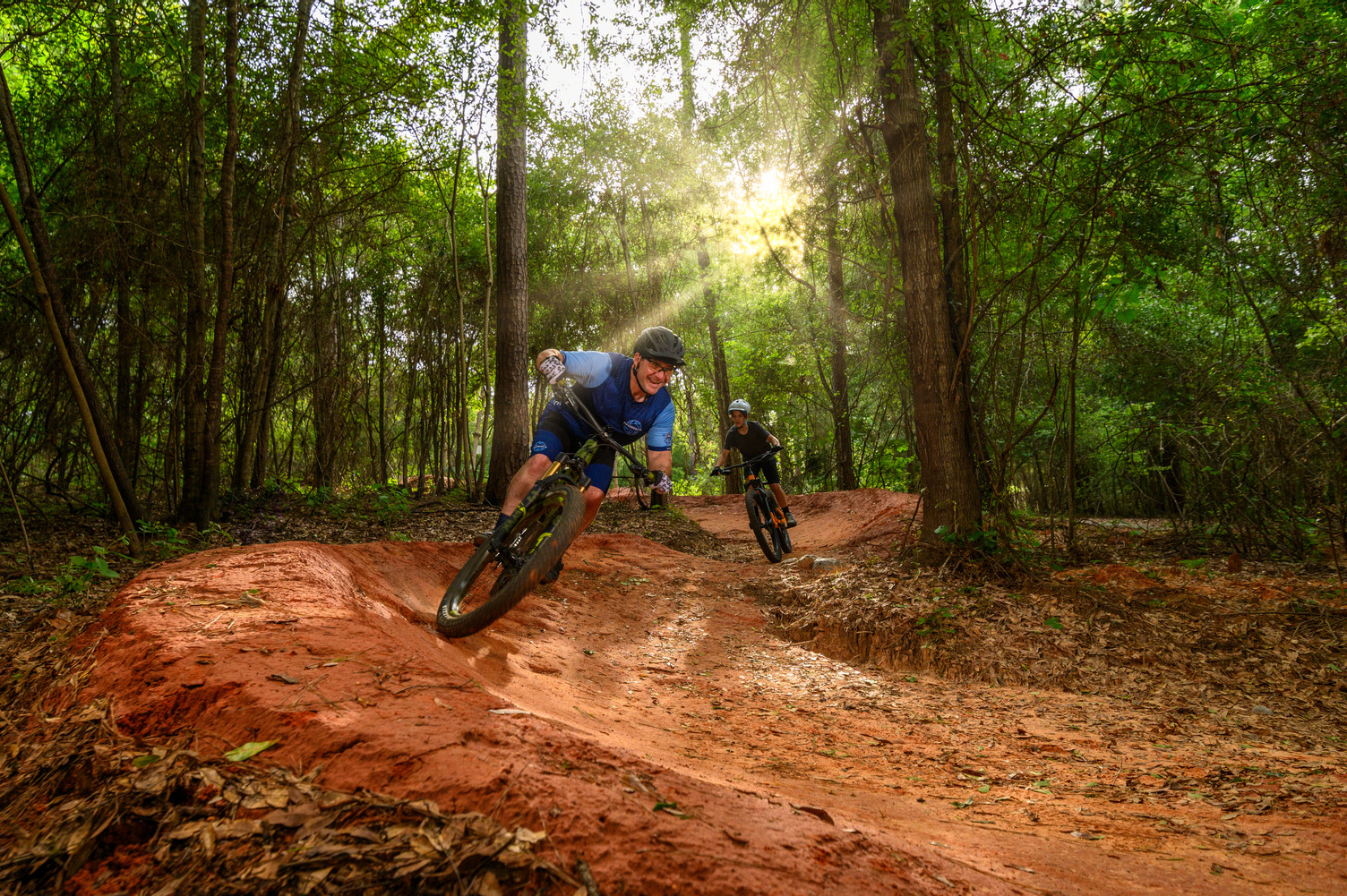 Biking at Bogue Chitto State Park