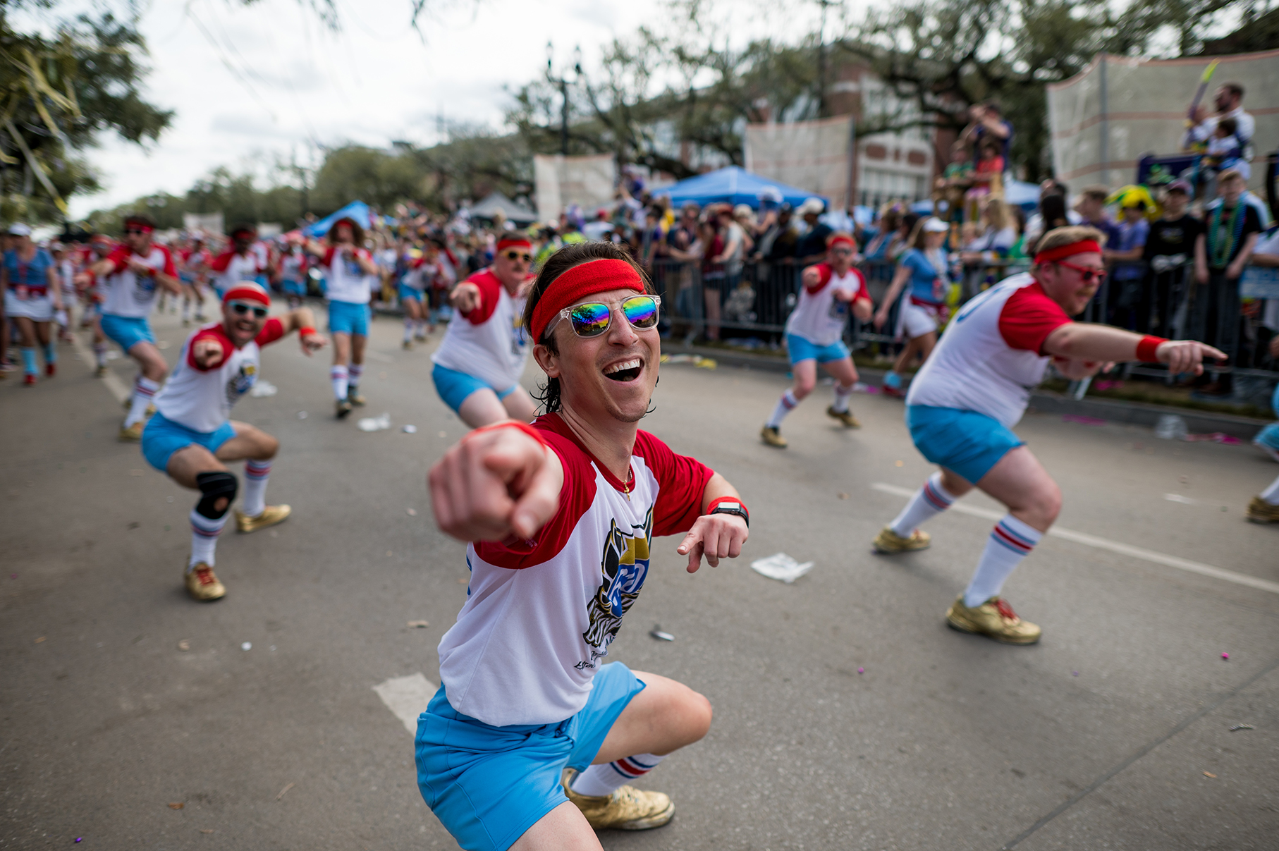 610 Stompers marching in the Toth parade