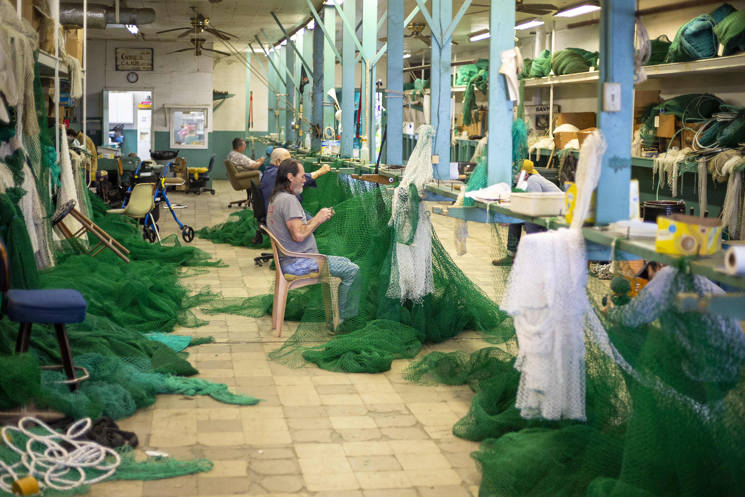 Chine's Cajun Net Shop in Golden Meadow, Louisiana
