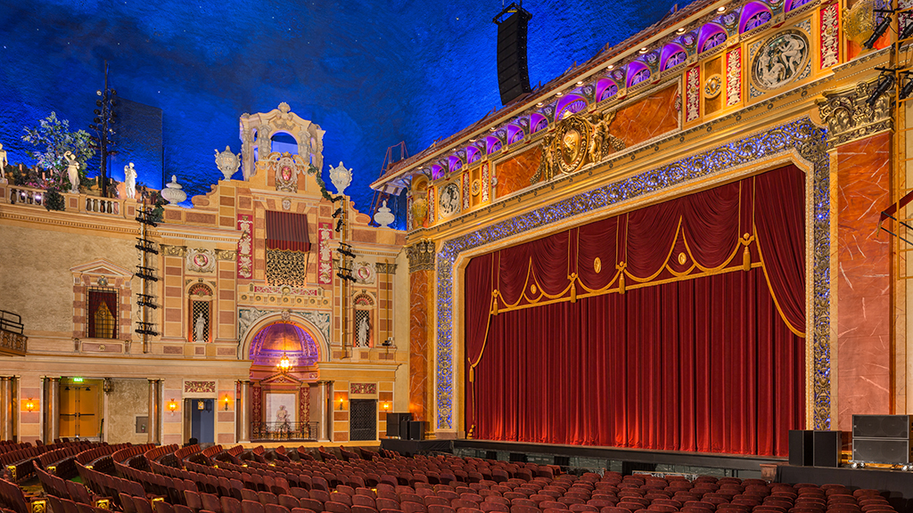 Restored to its original 1927 glory, the Saenger Theatre hosts a variety of shows.