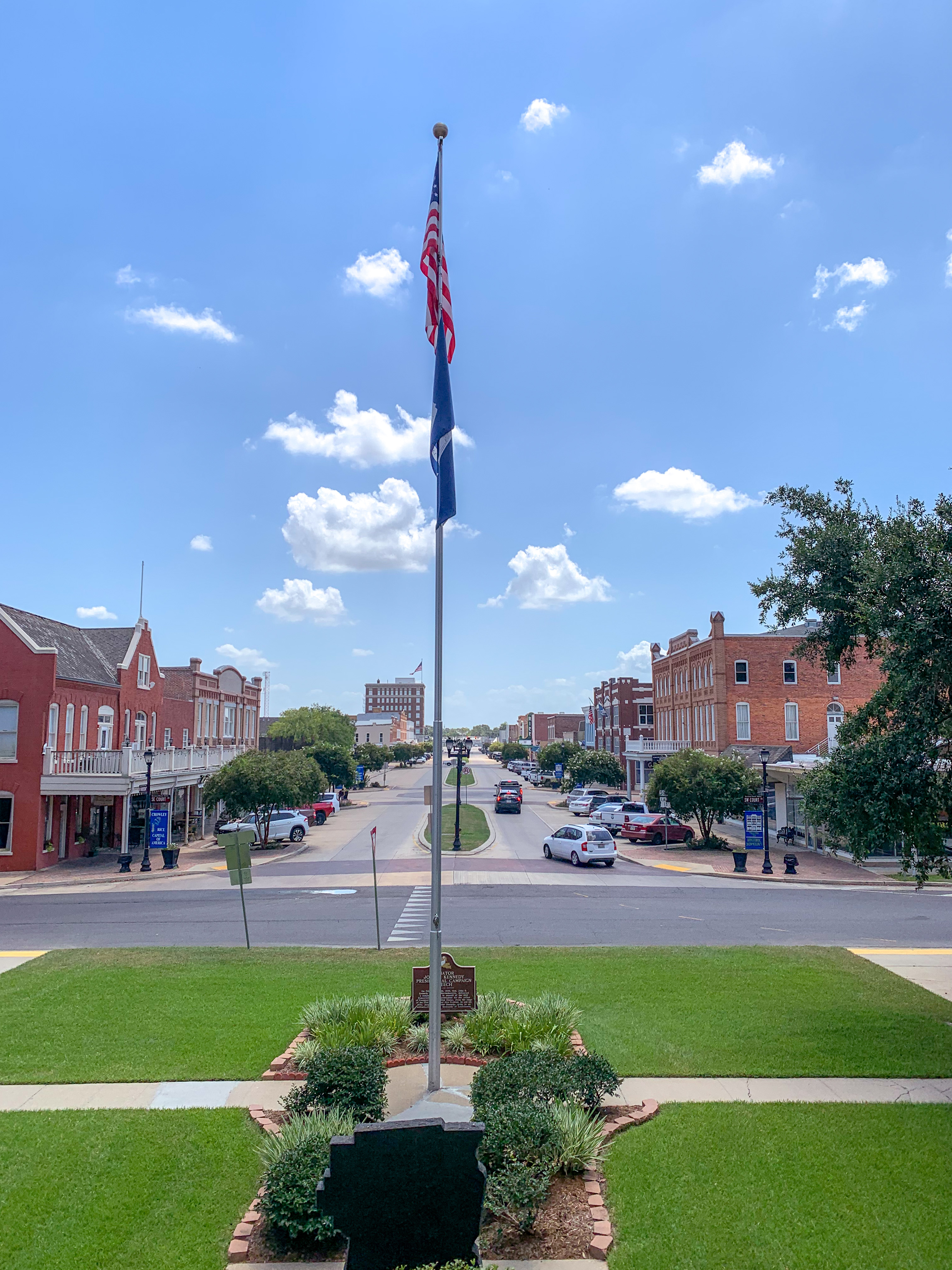 The Main Street of Historic Downtown Crowley.