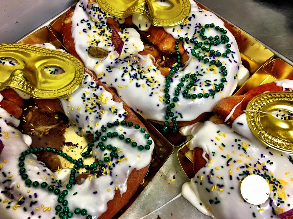 King Cakes from Delicious Donuts