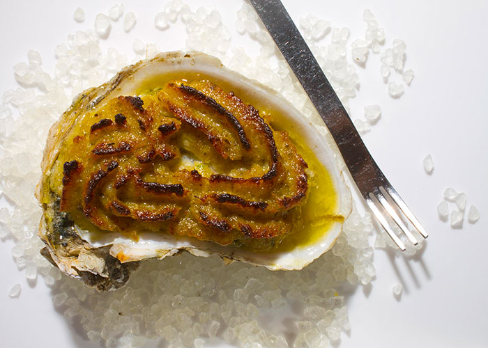 Oysters Bienville by Brigtsen's Restaurant in New Orleans Oysters Bienville by Brigtsen's Restaurant in New Orleans