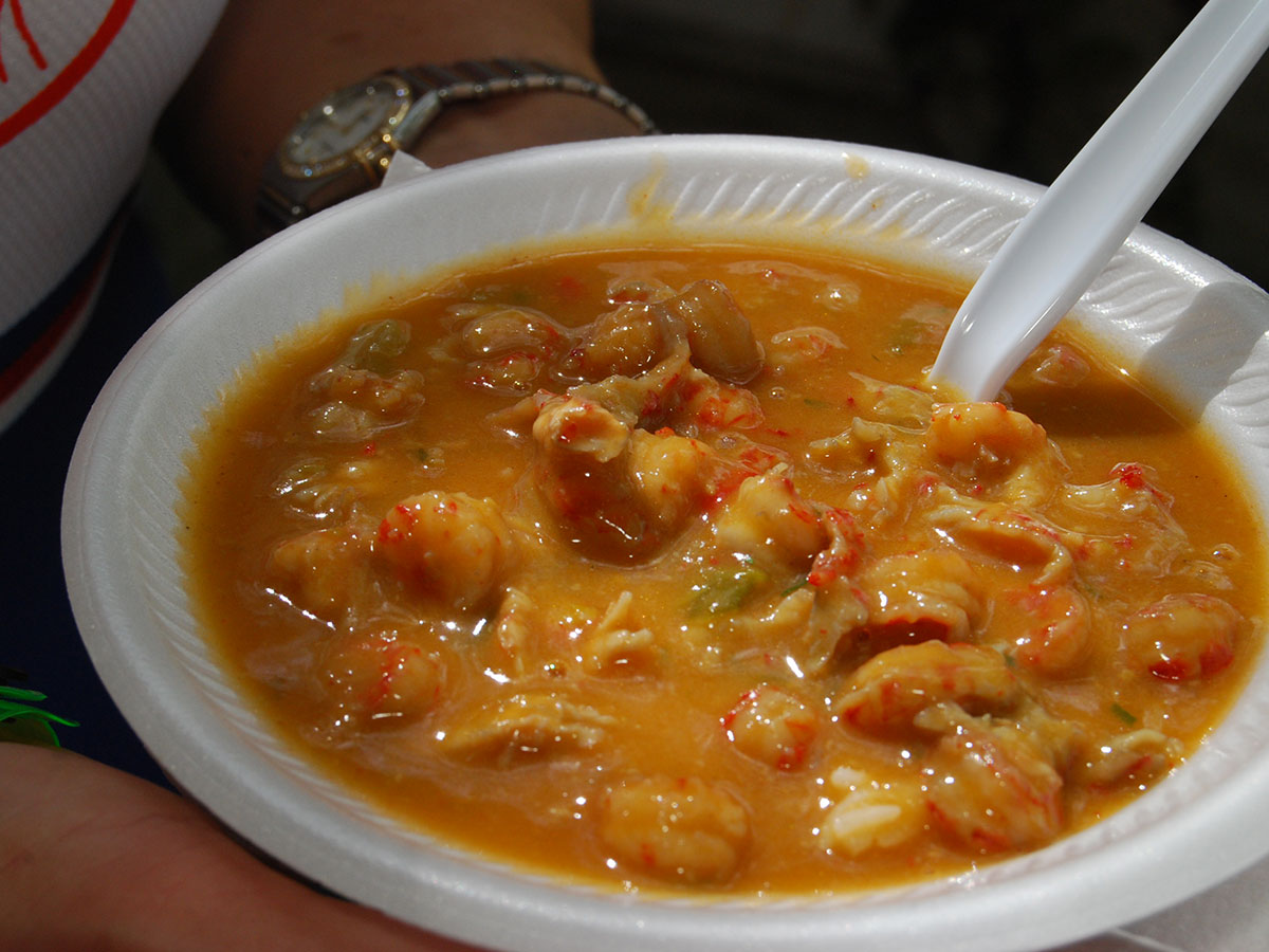 Etouffee Festival in Arnaudville, Louisiana A delicious meal at the Étouffée Festival in Arnaudville, Louisiana.