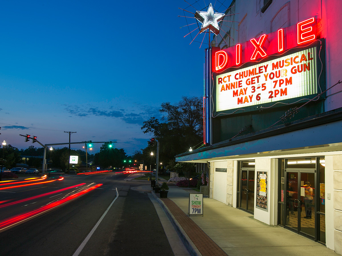 Historic Dixie Theatre in Ruston