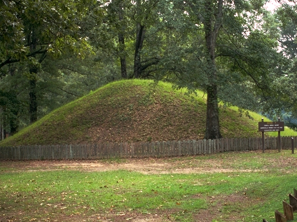 One of the mounds at Marksville State Historic Site One of the mounds at Marksville State Historic Site