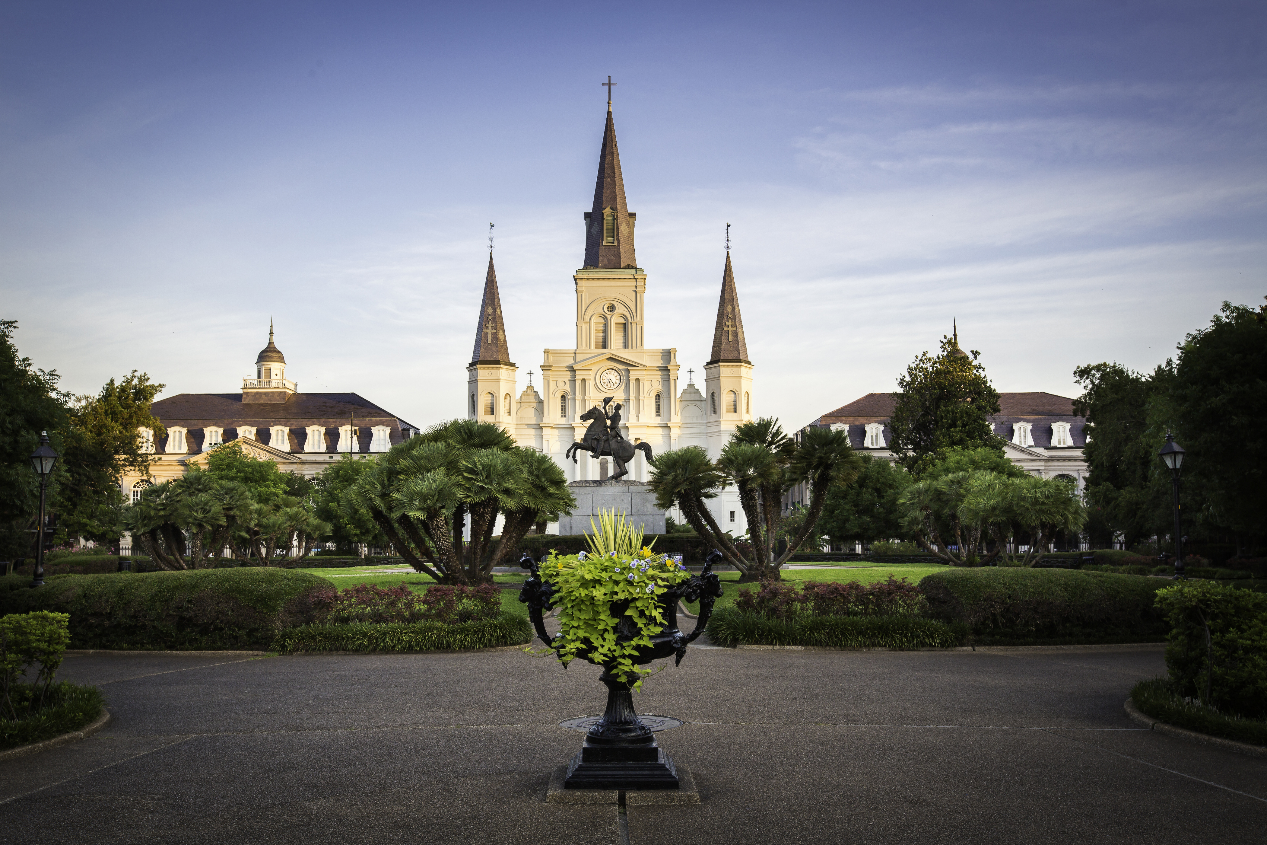 Jackson Square and St. Louis Cathedral in New Orleans Jackson Square and St. Louis Cathedral in New Orleans