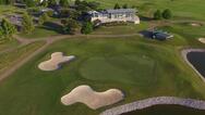 An aerial view of Links on the Bayou