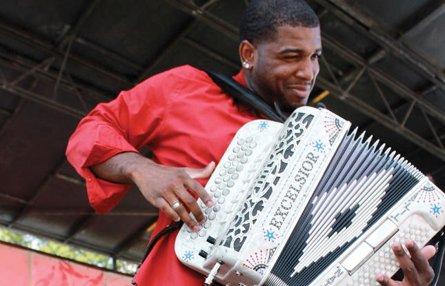Breaux Bridge Crawfish Festival live musician