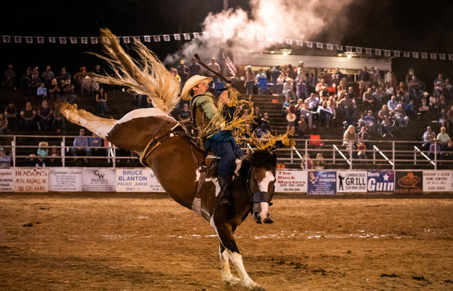Excitement at the annual Springhill Rodeo.