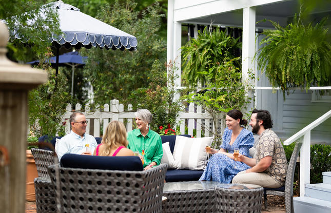 Top off the day with a good meal at Restaurant 1796.