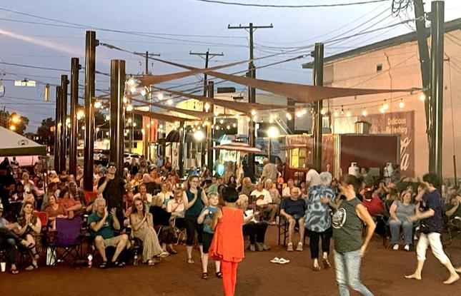 Live music and good food, found during the Ouachita Live concert series.