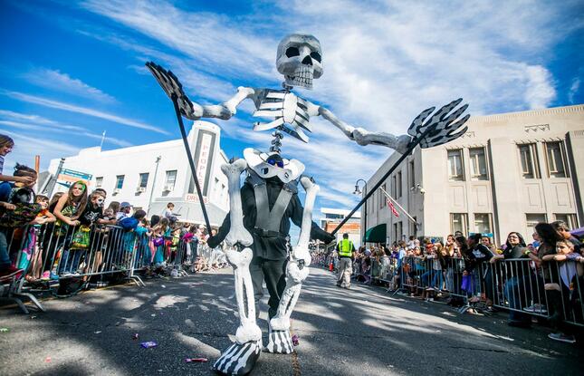 Parade at Rougarou fest in Houma.