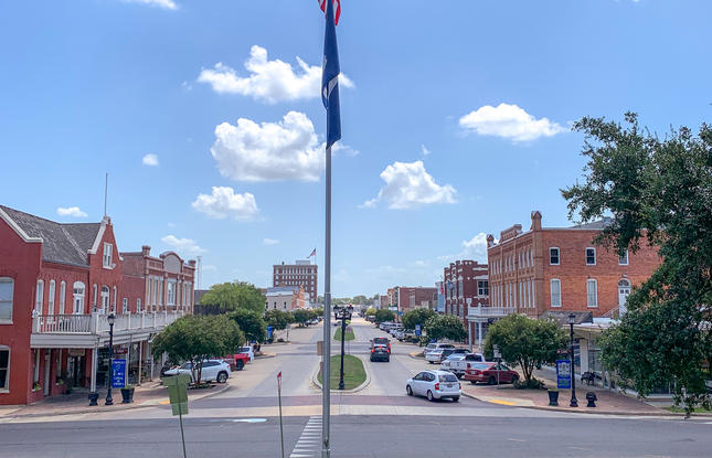 The Main Street of Historic Downtown Crowley.