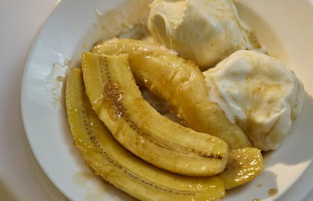 A bowl of Bananas Foster from Brennan's.