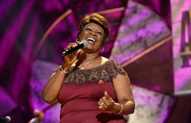 Irma Thomas performs at the Grammy's.