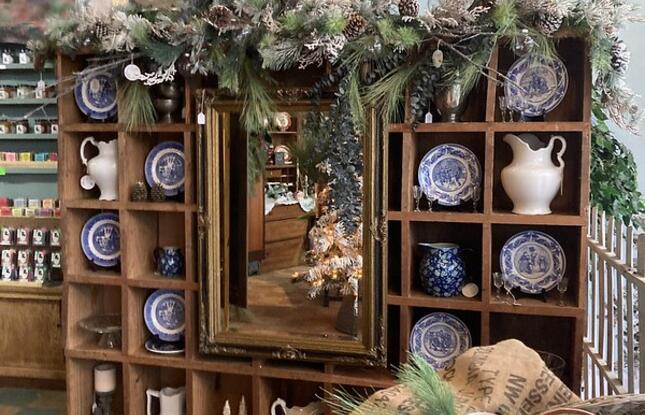 Shop display on Main Street in Homer