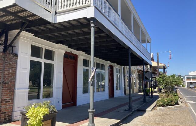 Storefronts on St. Martinville Main Street