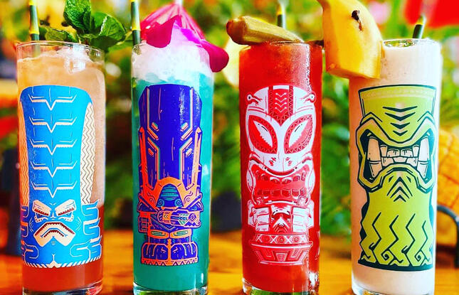 Tiki cocktails