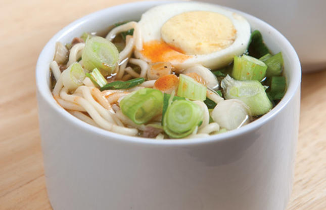 Ms. Linda's Original Ya-Ka-Mein asian dish.