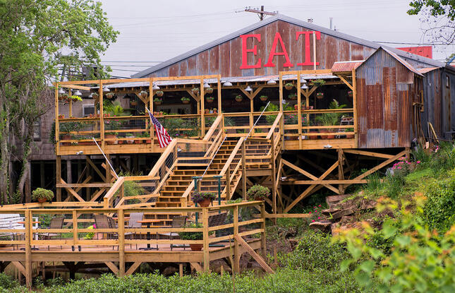 the Little Big Cup restaurant in Arnaudville. Credit: St. Landry Parish Tourist Commission