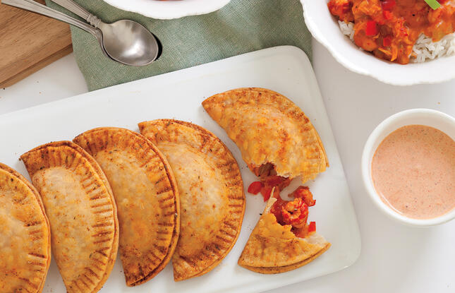 Crawfish Hand Pies and Creole Mayo