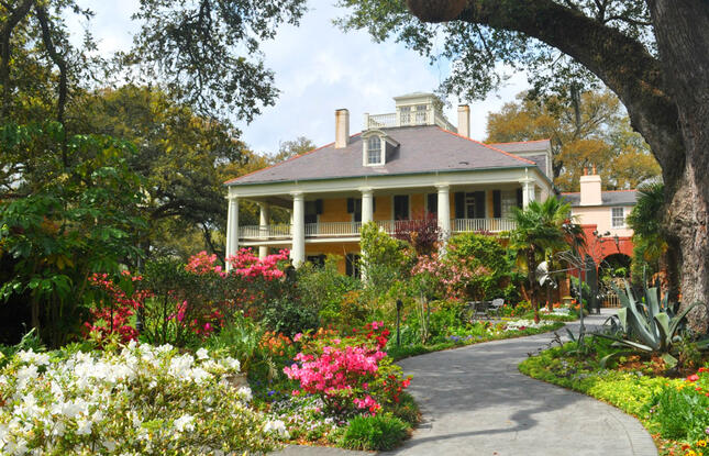 Houmas House Plantation along River Road Louisiana