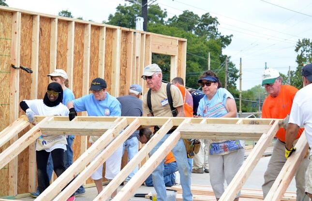 Volunteer Louisiana House Build
