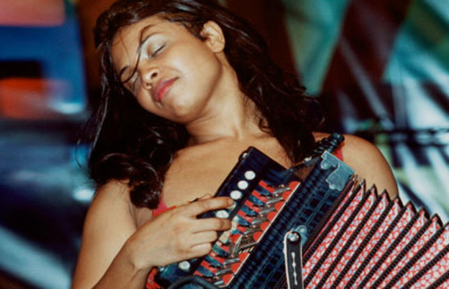 Rosie Ledet is one of Louisiana's famous zydeco musicians