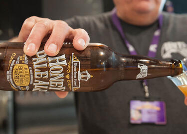Cold beer on tap at Abita Springs Brewing Company