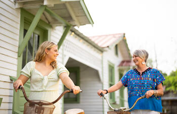 Enjoy a bicycle ride on St. Francisville's quiet, winding roads. 
