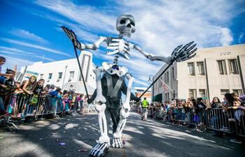 Parade at Rougarou fest in Houma. 
