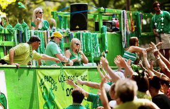 Wearin' of the Green Parade in Baton Rouge. 
