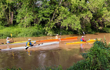 Kayak on Bayou Teche in St. Landry Parish