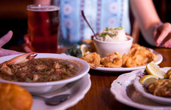 Gumbo at the Chimes Restaurant in Baton Rouge