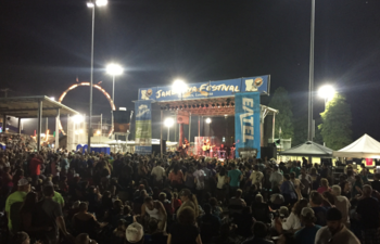 Main Stage at the Jambalaya Festival, Gonzales Louisiana.
