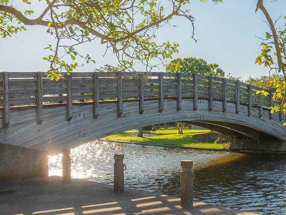Lafreniere Park bridge in Metairie, LA