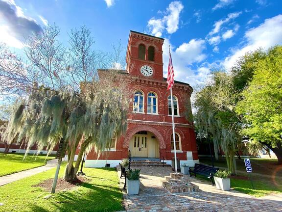 The Ascension Parish Courthouse.