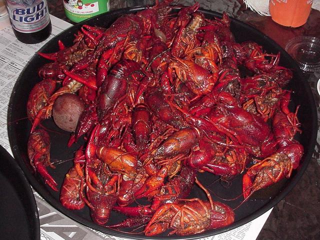 Tray of Crawfish