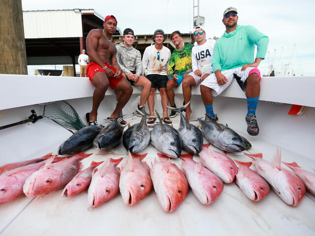 Fishing at the Golden Meadow Fourchon Tarpon Rodeo