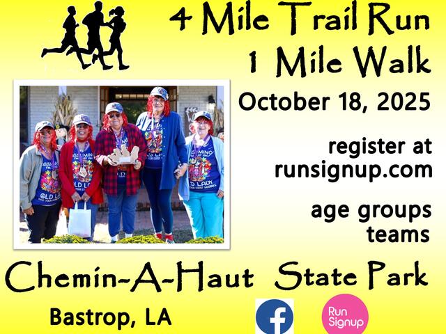 Chemin-A-Haut 4 Mile Trail Run and 1 Mile Walk Photo 3
