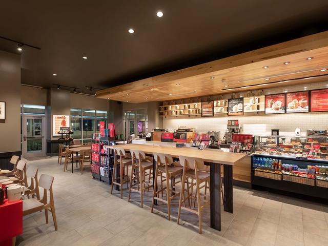 CY Starbucks located just off the Lobby.