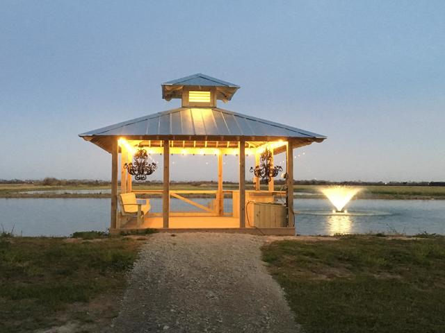 Gazebo on Pond