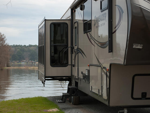 Lake Front RV Site View