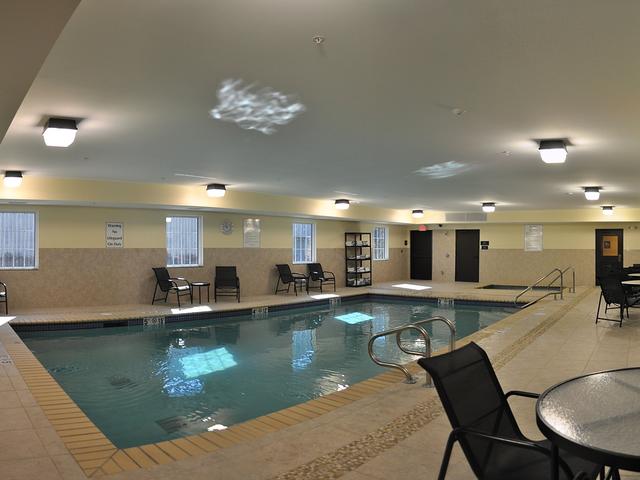 Indoor Pool and Hot Tub at Evangeline Downs Hotel - Opelousas