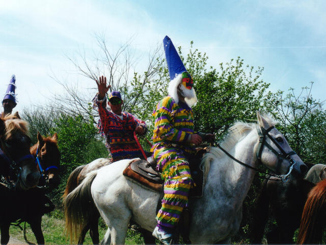 Cajun Mardi Gras riders