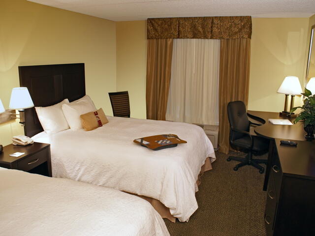 Relax at in our double queen room